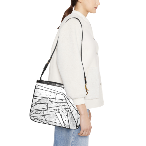 Abstract Pop Art v2 Small Shoulder Bag (Model 1710)