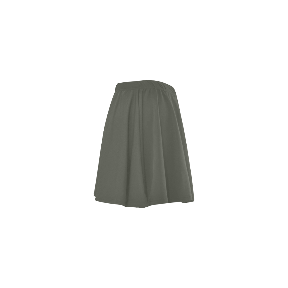 olivegreen Mini Skating Skirt (Model D36)