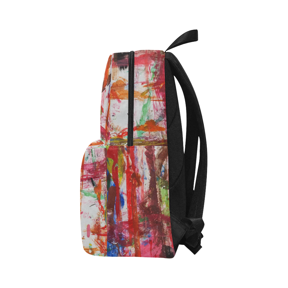 Paint on a white background Unisex Classic Backpack (Model 1673)