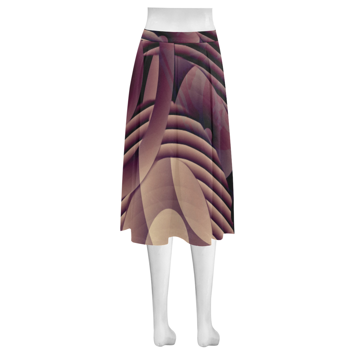 Metropolis Mnemosyne Women's Crepe Skirt (Model D16)