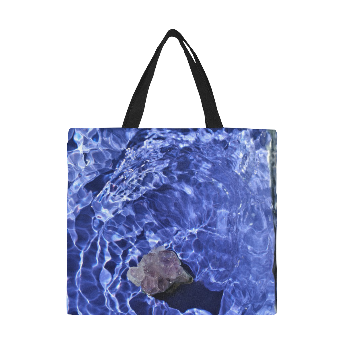 Amethyst Vibes All Over Print Canvas Tote Bag/Large (Model 1699)
