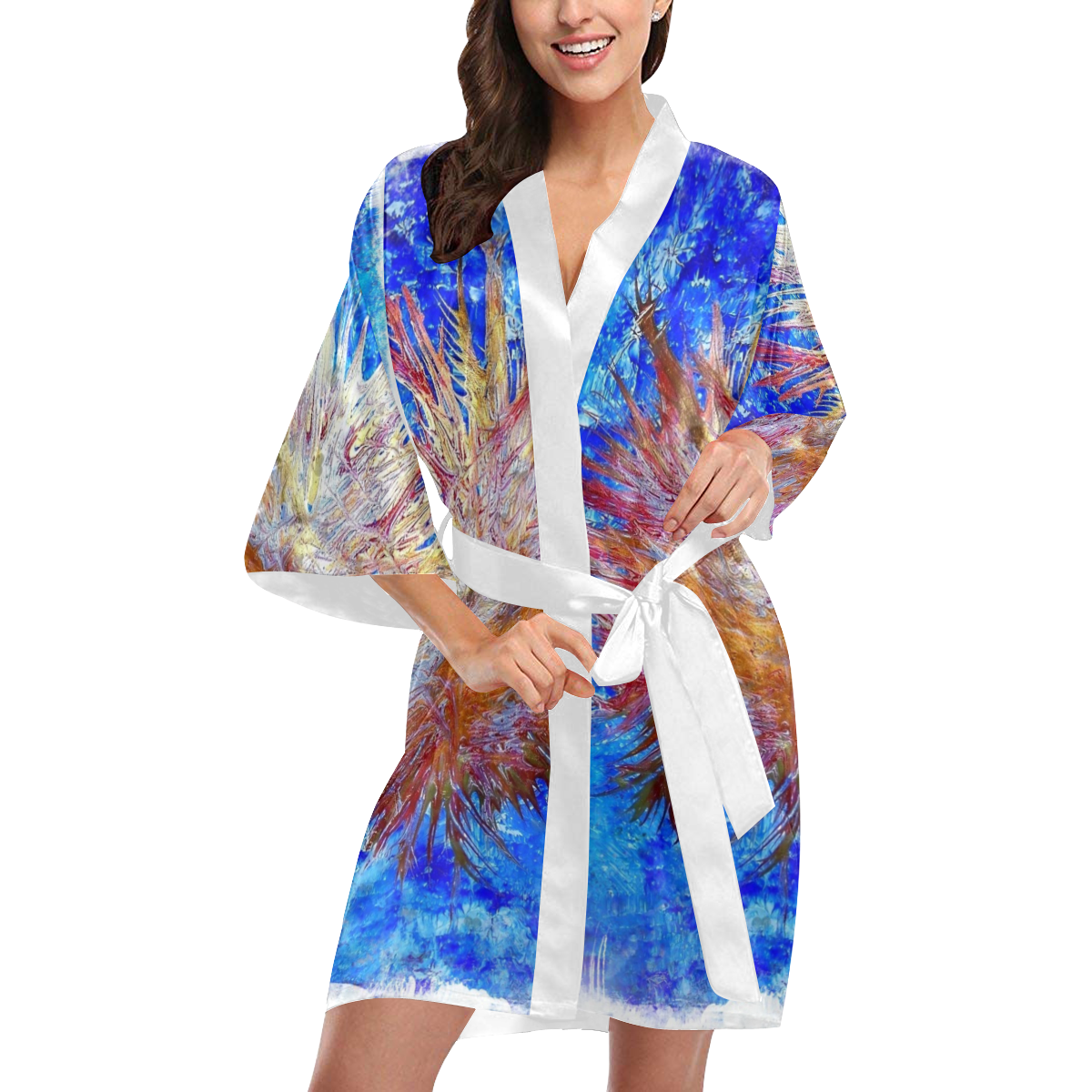 Limited Splash by Nico Bielow Kimono Robe
