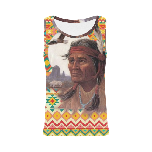 Spirit Of Father Eagle All Over Print Tank Top for Women (Model T43)