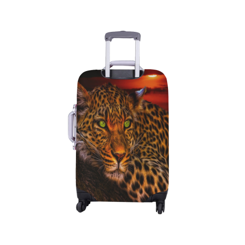 Leopard Sunset Luggage Cover/Small 18"-21"