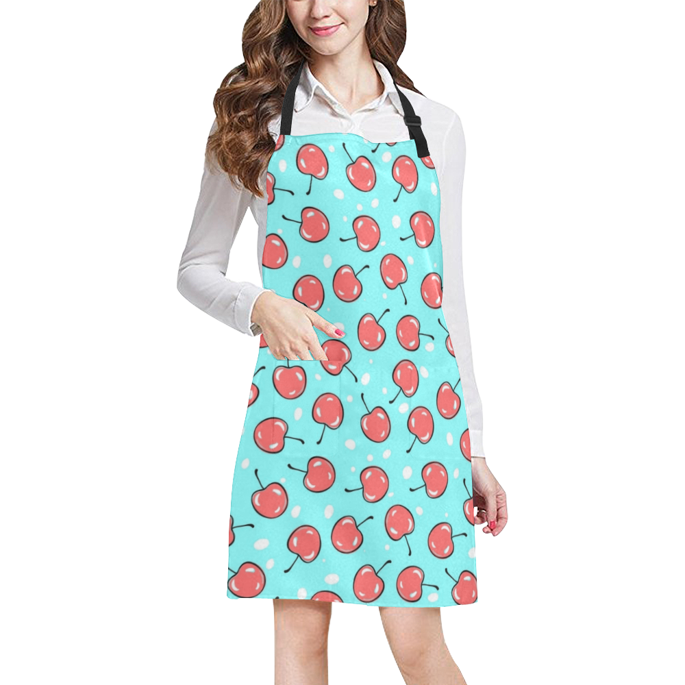 Cherries All Over Print Apron