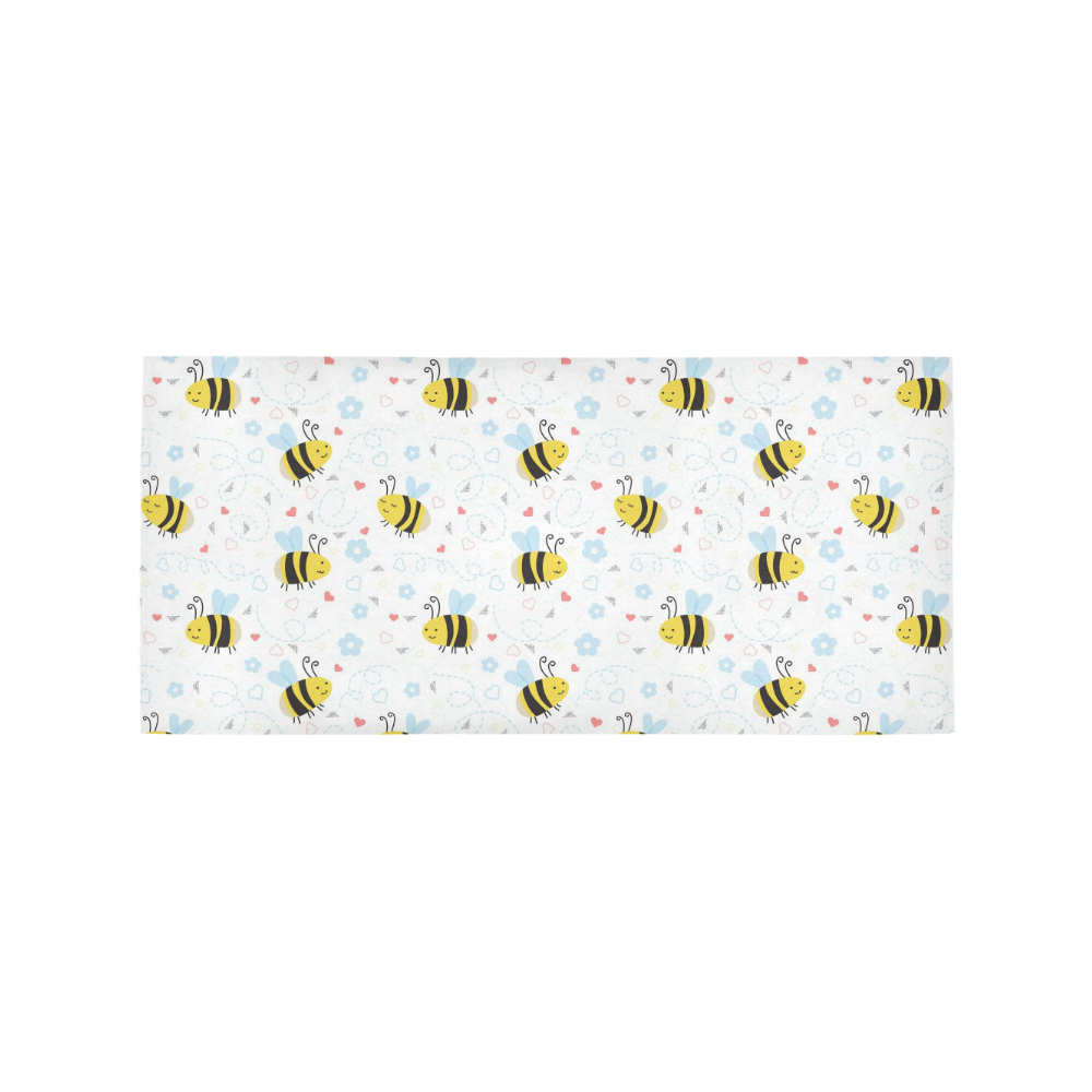 Cute Bee Pattern Area Rug 7'x3'3''