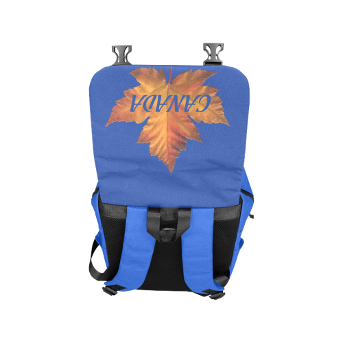 Canada Maple Leaf Backpack Blue Casual Shoulders Backpack (Model 1623)