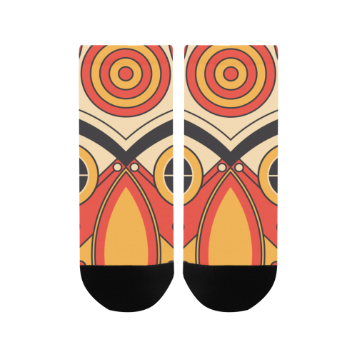 Geo Aztec Bull Tribal Women's Ankle Socks