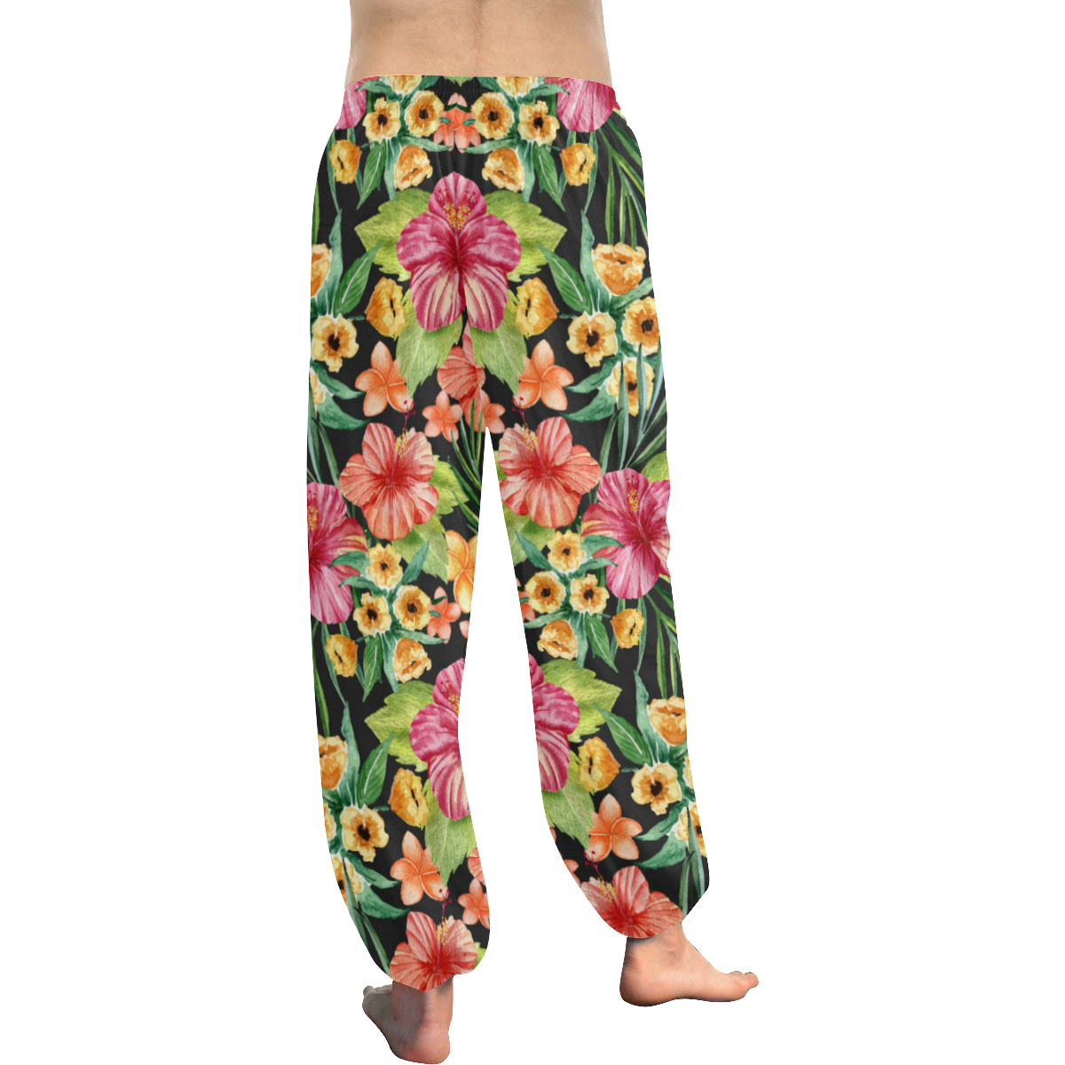 Awesome Tropical Hibiscus Women's All Over Print Harem Pants (Model L18)
