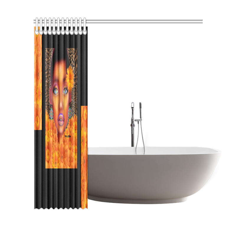 oranggie Shower Curtain 69"x72"