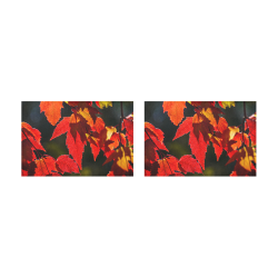 Red Leaf 3 Placemat 12’’ x 18’’ (Set of 2)