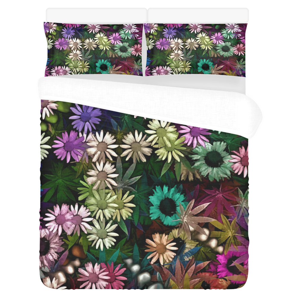 Floral Dusk 3-Piece Bedding Set