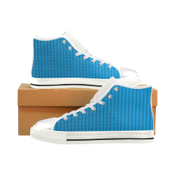 PLASTIC High Top Canvas Shoes for Kid (Model 017)