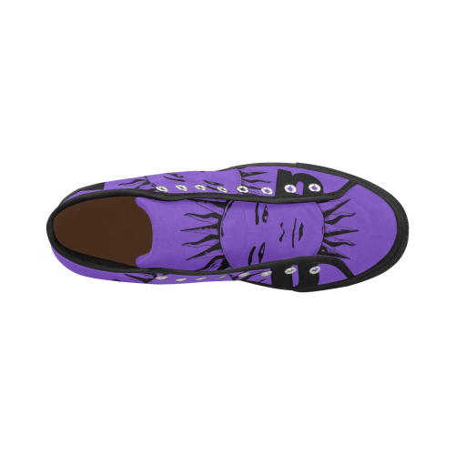 GOD Men Retros Purple & Black Vancouver H Men's Canvas Shoes/Large (1013-1)