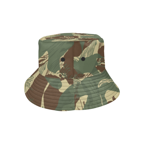 rhodeianBrushstroke camouflage v2 All Over Print Bucket Hat for Men