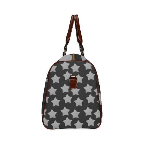 silver starr black Waterproof Travel Bag/Small (Model 1639)