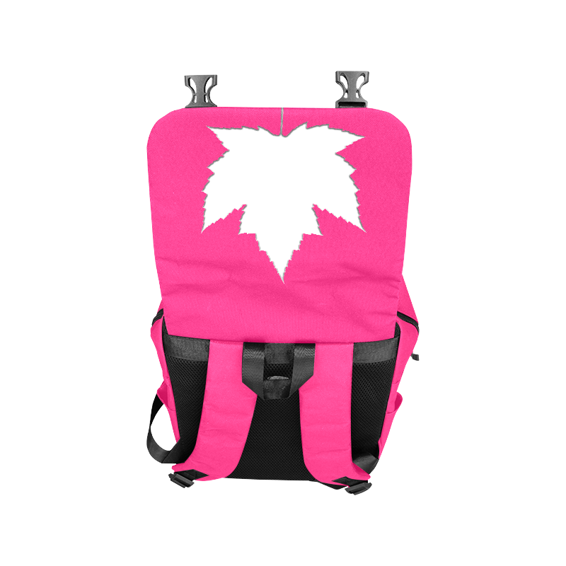Pink Canada Maple Leaf Backpacks Casual Shoulders Backpack (Model 1623)
