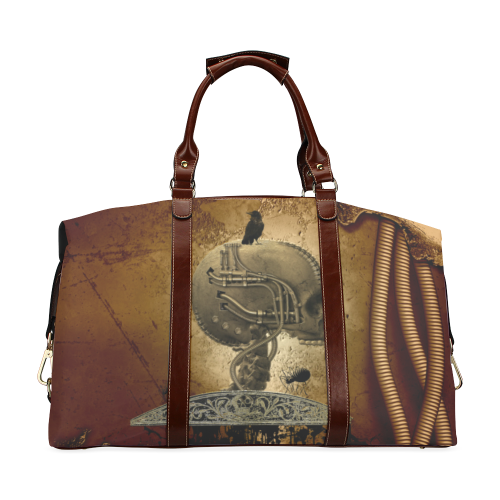 Mechanical skull Classic Travel Bag (Model 1643) Remake