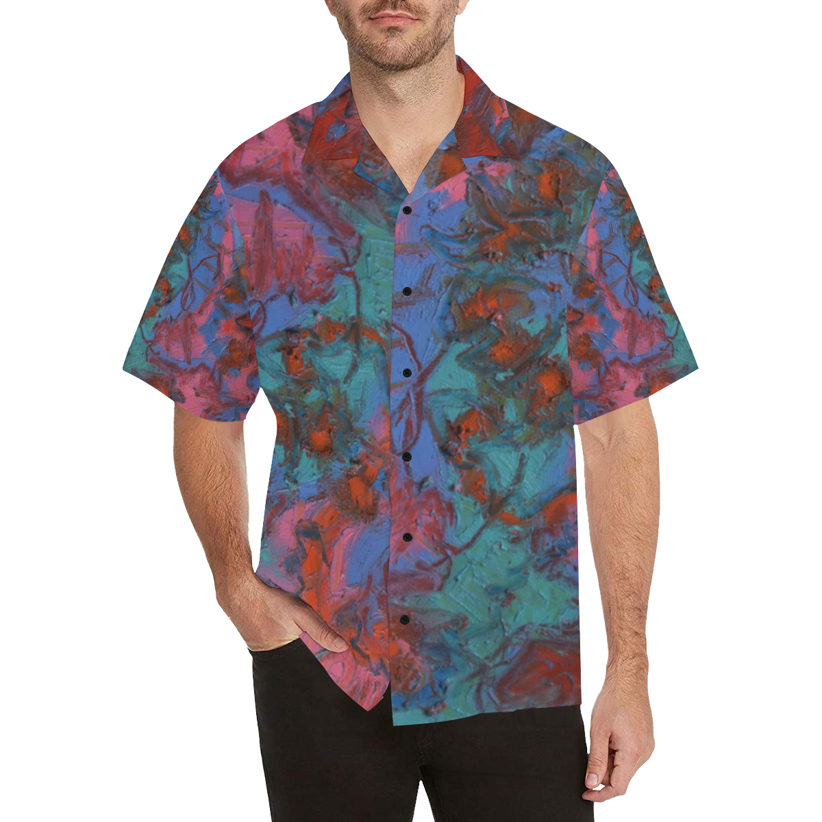 Koi_2 Hawaiian Shirt (Model T58)