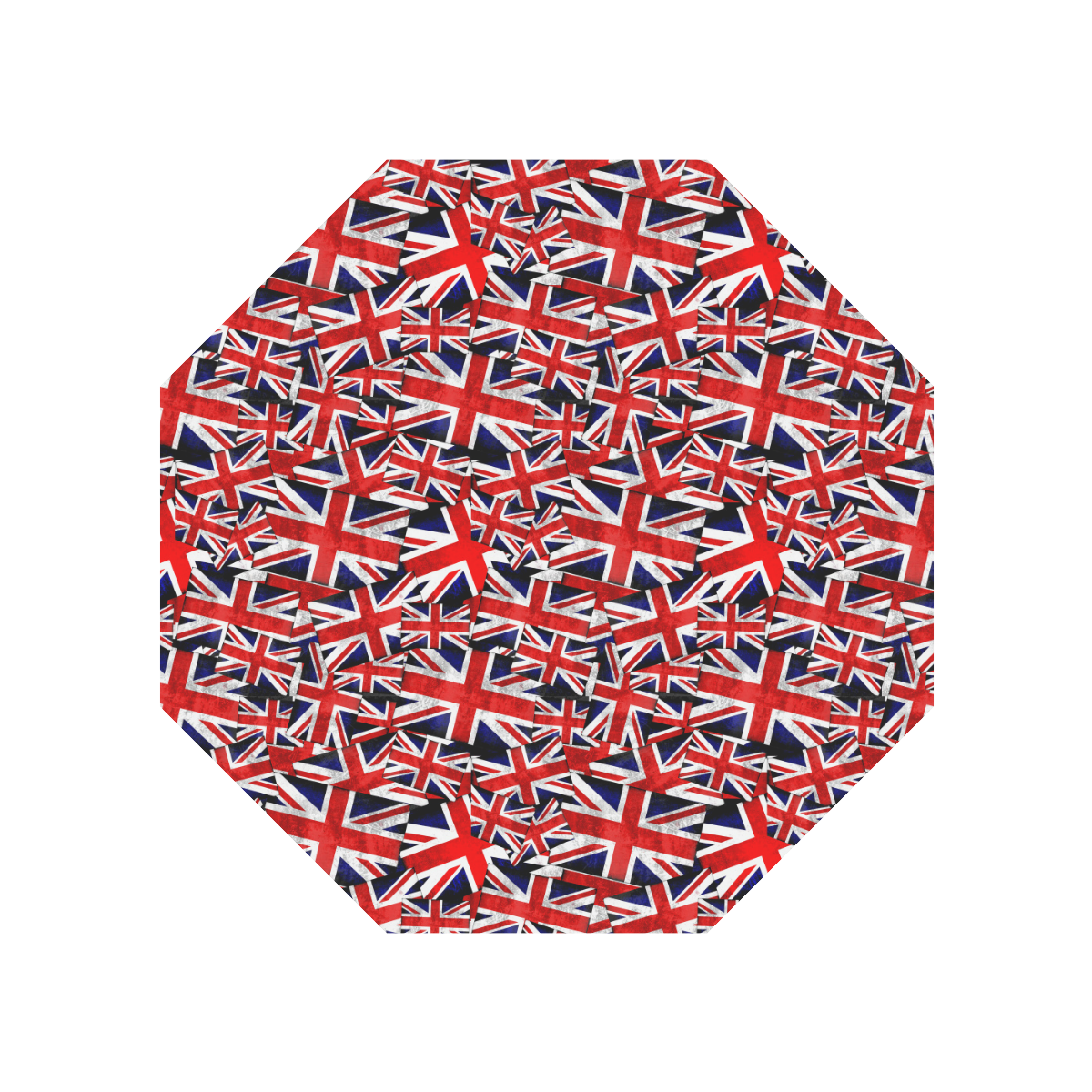 Union Jack British UK Flag Anti-UV Auto-Foldable Umbrella (Underside Printing) (U06)