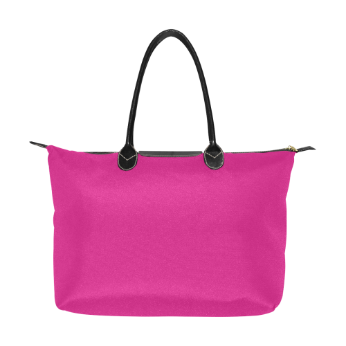 color Barbie pink Single-Shoulder Lady Handbag (Model 1714)