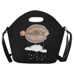 The Cloud Fish Surreal Neoprene Lunch Bag/Large (Model 1669)