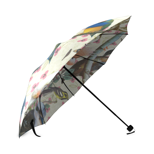 Pretty Birdies umbrella Foldable Umbrella (Model U01)