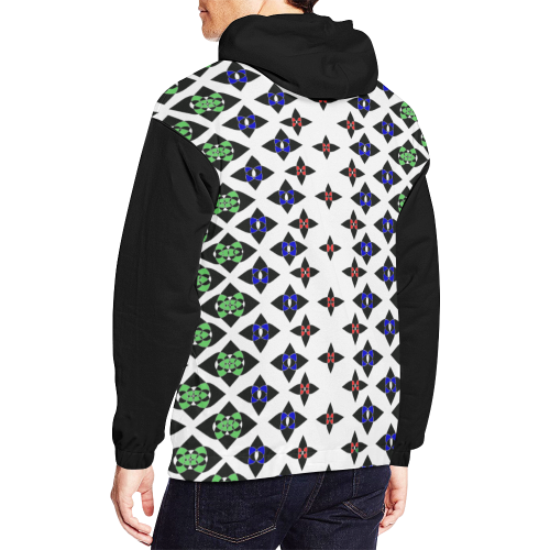 iconic 2 in color All Over Print Hoodie for Men (USA Size) (Model H13)