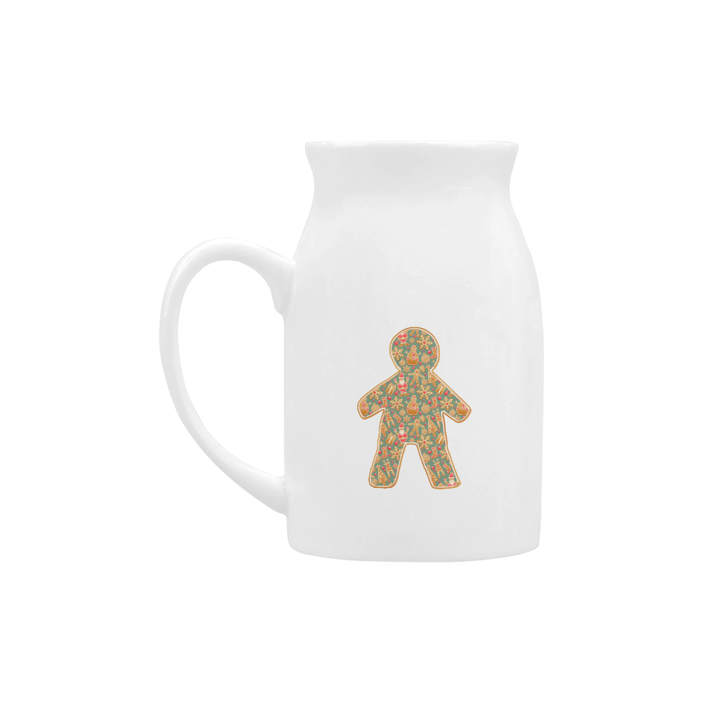 Christmas Gingerbread Man Milk Cup (Large) 450ml