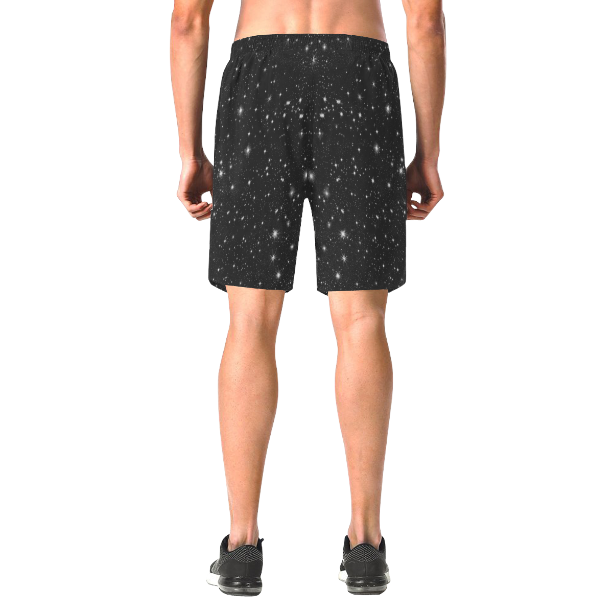 Stars in the Universe Men's All Over Print Elastic Beach Shorts (Model L20)