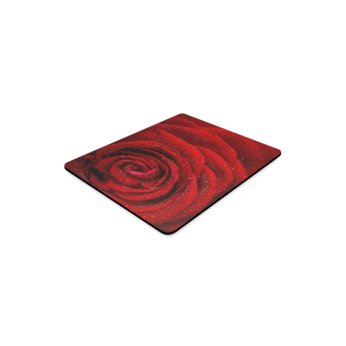 Red rosa Rectangle Mousepad