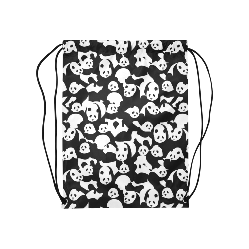 Panda Pattern Medium Drawstring Bag Model 1604 (Twin Sides) 13.8"(W) * 18.1"(H)