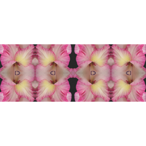 Flowers: Pink and Yellow Gladiolus Gift Wrapping Paper 58"x 23" (1 Roll)