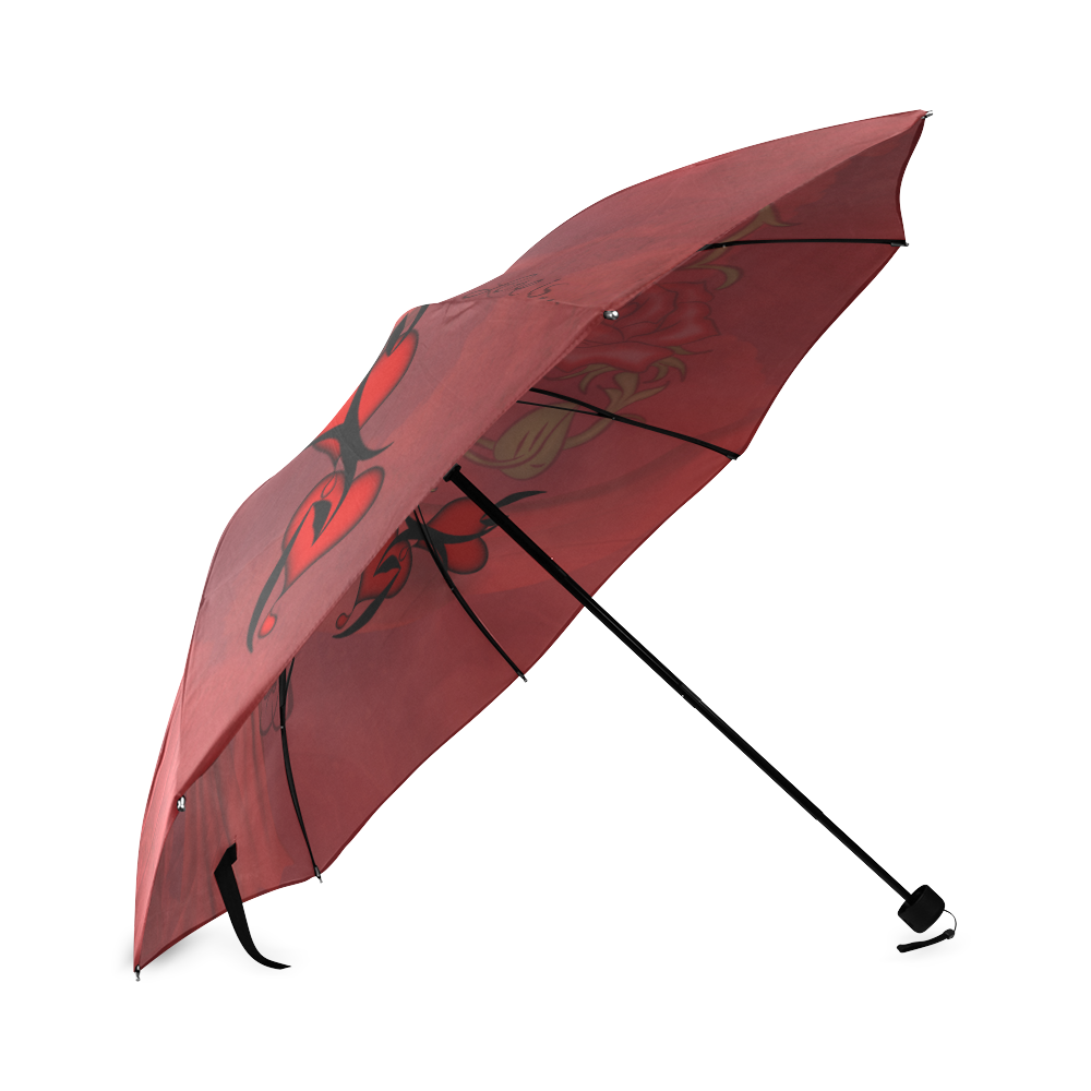Wonderful hearts Foldable Umbrella (Model U01)