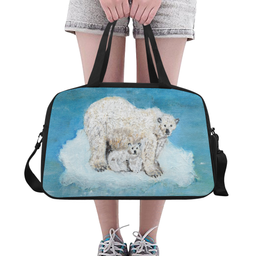 Polar Bears Fitness Handbag (Model 1671)