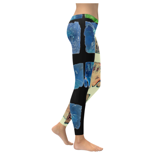 The Insect world Women's Low Rise Leggings (Invisible Stitch) (Model L05)