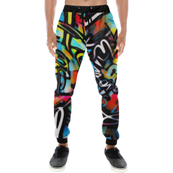 Streetart Chaos Men's All Over Print Sweatpants (Model L11)