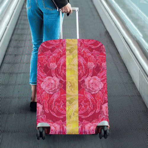 Rose and roses and another rose Luggage Cover/Large 26"-28"