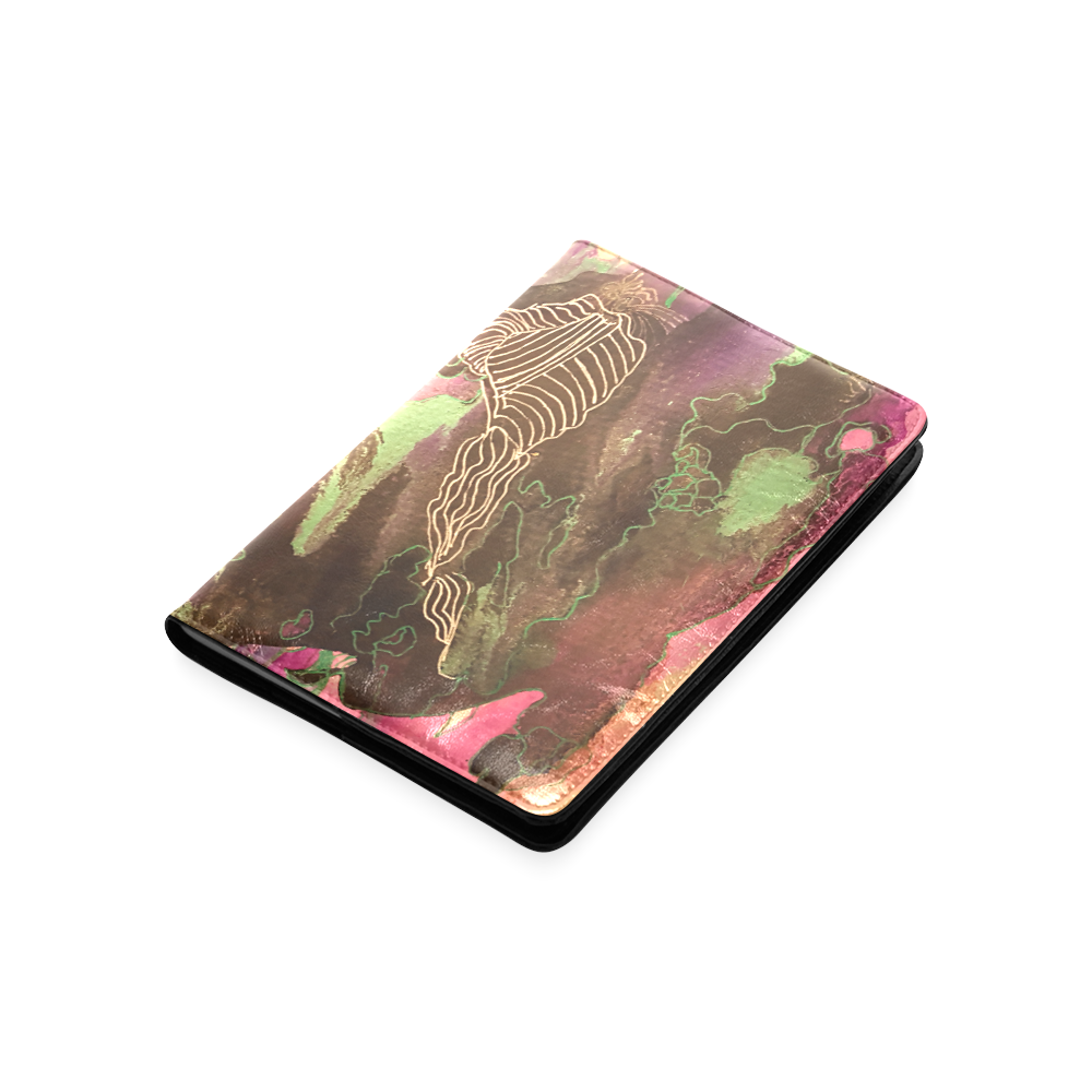 Pink Abstract high res Custom NoteBook A5