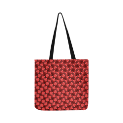 Red Hearts Love Pattern Reusable Shopping Bag Model 1660 (Two sides)