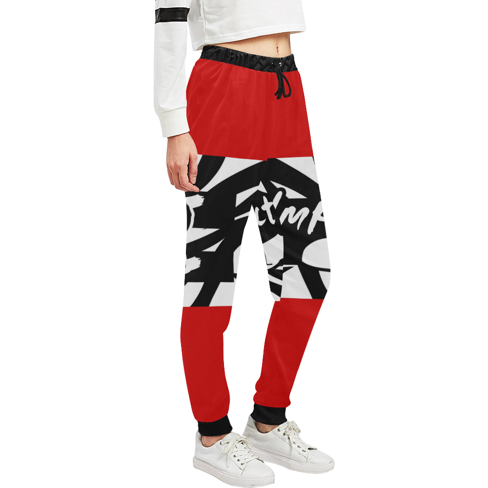 Red Unisex All Over Print Sweatpants (Model L11)