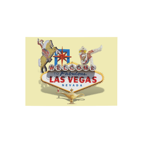 Las Vegas Welcome Sign Photo Panel for Tabletop Display 8"x6"