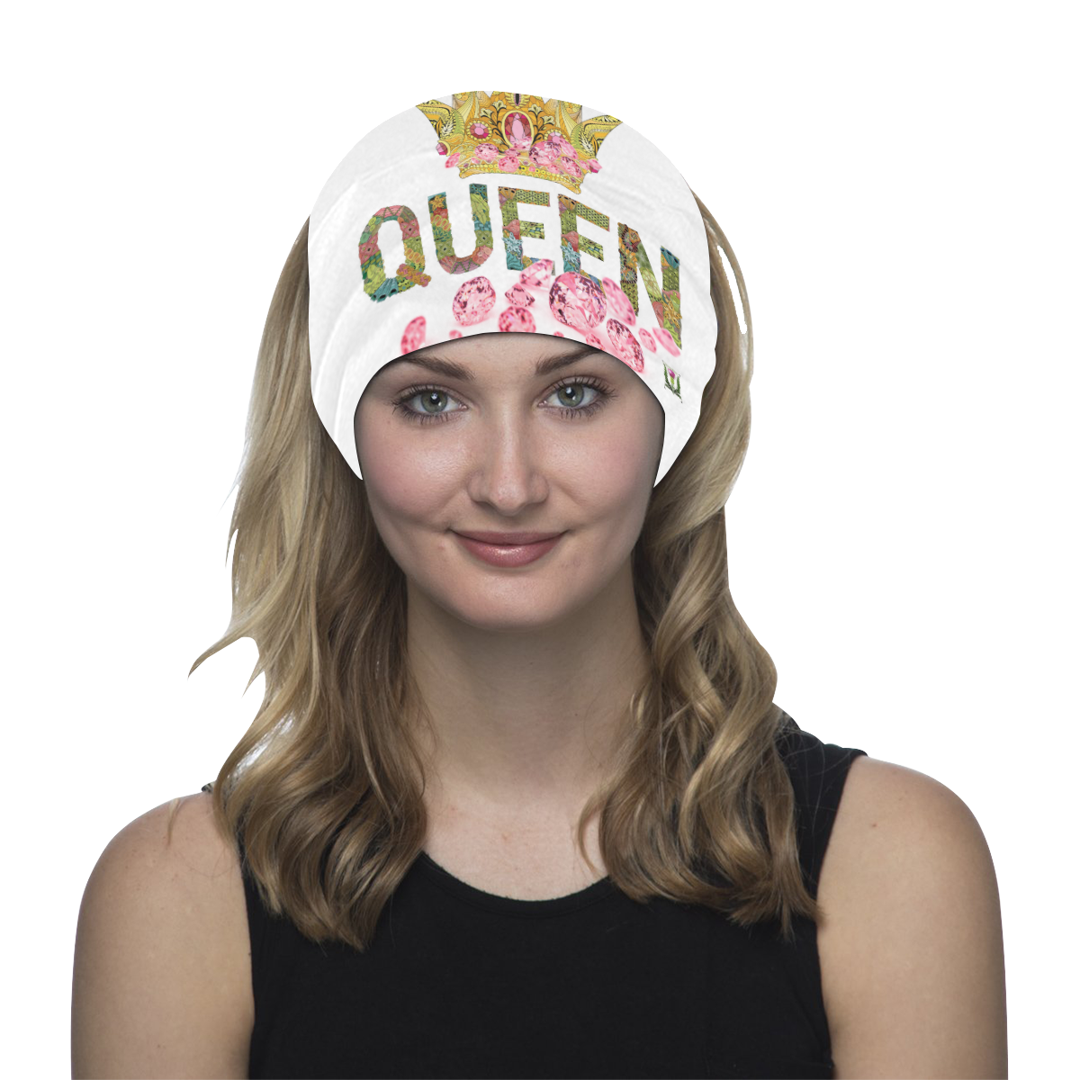 Fairlings Delight's Black is Beautiful Collection- Queen 53086e Multifunctional Headwear