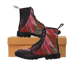 Deep Steps Martin Boots for Women (Black) (Model 1203H)