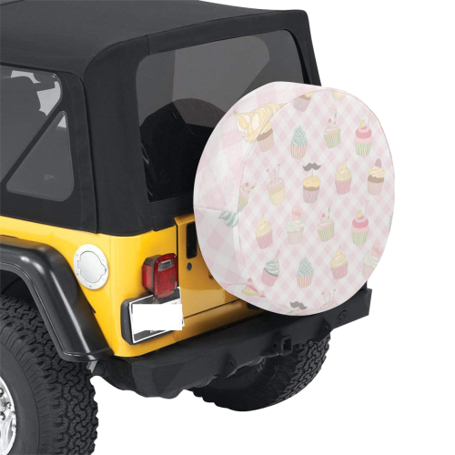 Cupcakes 30 Inch Spare Tire Cover