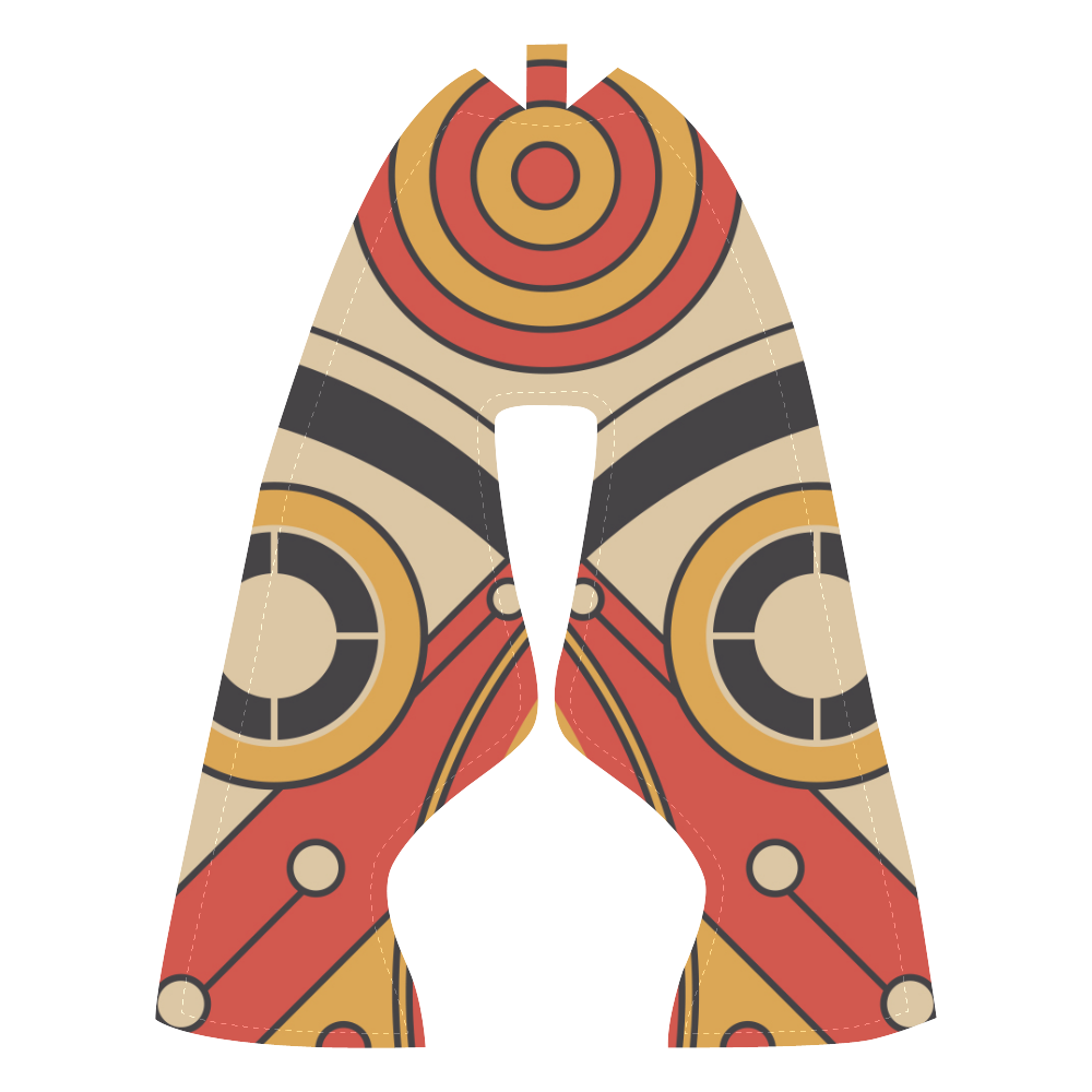 Geo Aztec Bull Tribal Kid's Running Shoes (Model 020)