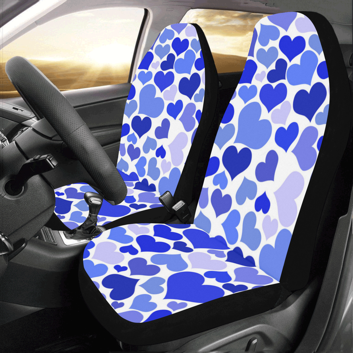 Heart_20170111_by_JAMColors Car Seat Covers (Set of 2)