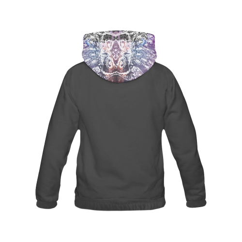 Cosmic Owl - Galaxy - Hipster All Over Print Hoodie for Men (USA Size) (Model H13)