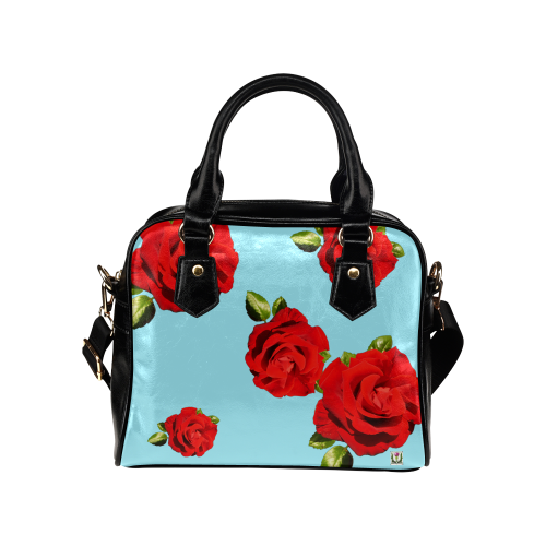 Fairlings Delight's Floral Luxury Collection- Red Rose Shoulder Handbag 53086h14 Shoulder Handbag (Model 1634)
