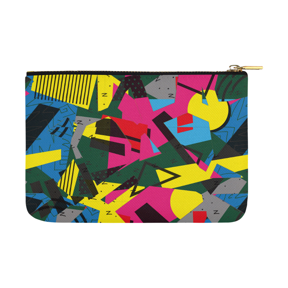 Crolorful shapes Carry-All Pouch 12.5''x8.5''